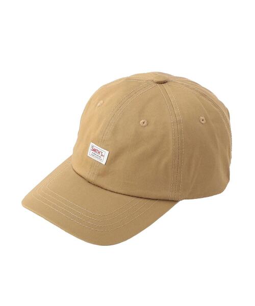 SMITH'S（スミス）の「SMITH’S(スミス)別注ロゴキャップ（キャップ・メンズ・ブラック/ベージュ・FREE）」の2枚目の写真