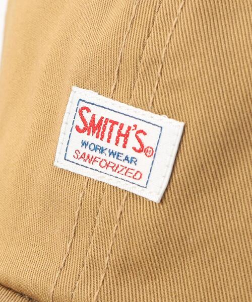 SMITH'S（スミス）の「SMITH’S(スミス)別注ロゴキャップ（キャップ・メンズ・ブラック/ベージュ・FREE）」の3枚目の写真