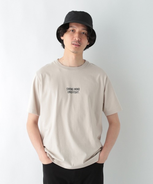 GLOBAL WORK（グローバルワーク）の「WGGW／Lo-Fi/940060（Tシャツ/カットソー・メンズ・ホワイト/ブラック/ベージュ/サックスブルー/ライトグリーン/ホワイト系その他2/ピンク系その他/ホワイト系その他3/スカイブルー/その他/ライトベージュ・SMALL/MEDIUM/LARGE/X-LARGE）」の7枚目の写真