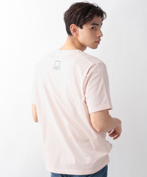 GLOBAL WORK（グローバルワーク）の「WGGW／Lo-Fi/940060（Tシャツ/カットソー・メンズ・ホワイト/ブラック/ベージュ/サックスブルー/ライトグリーン/ホワイト系その他2/ピンク系その他/ホワイト系その他3/スカイブルー/その他/ライトベージュ・SMALL/MEDIUM/LARGE/X-LARGE）」の13枚目の写真