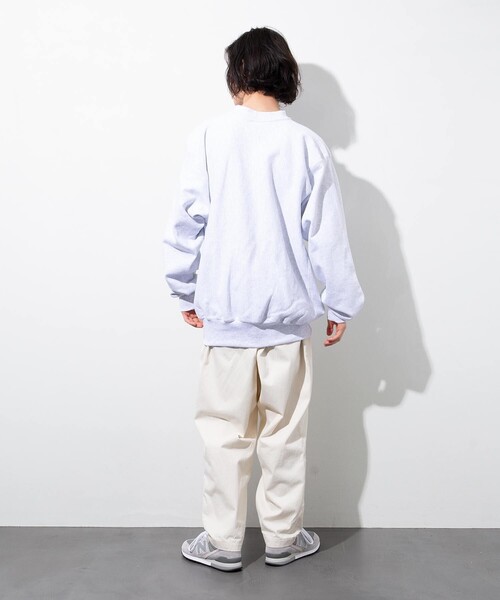 FREAK'S STORE（フリークスストア）の「LIFEWEAR/ライフウェア HEAVY WEIGHT CREW NECK SWEAT/ヘビーウェイト クルーネック スウェット（スウェット・メンズ・アッシュグレー/ブラック・MEDIUM/LARGE/X-LARGE/XX-LARGE/XXX-LARGE）」の19枚目の写真