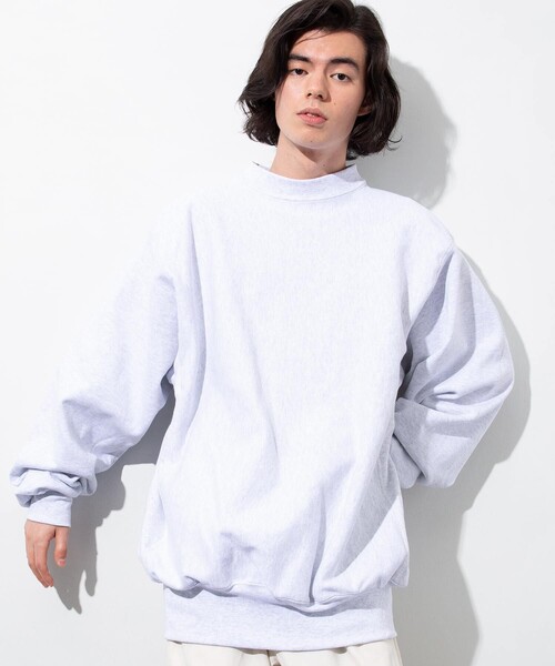 FREAK'S STORE（フリークスストア）の「LIFEWEAR/ライフウェア HEAVY WEIGHT CREW NECK SWEAT/ヘビーウェイト クルーネック スウェット（スウェット・メンズ・アッシュグレー/ブラック・MEDIUM/LARGE/X-LARGE/XX-LARGE/XXX-LARGE）」の3枚目の写真