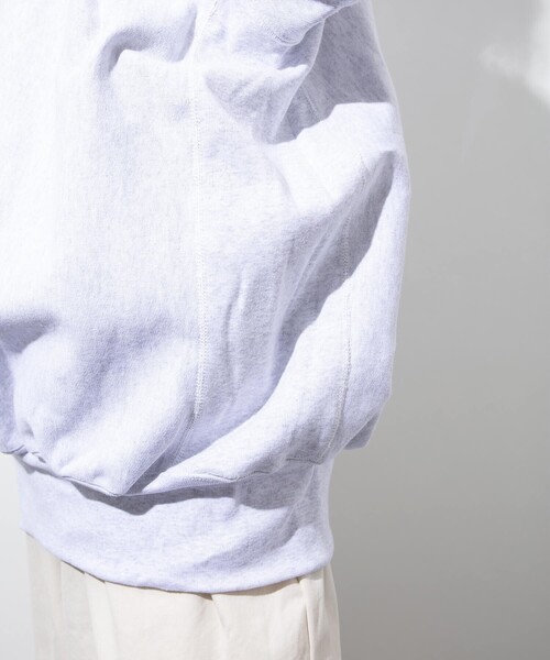 FREAK'S STORE（フリークスストア）の「LIFEWEAR/ライフウェア HEAVY WEIGHT CREW NECK SWEAT/ヘビーウェイト クルーネック スウェット（スウェット・メンズ・アッシュグレー/ブラック・MEDIUM/LARGE/X-LARGE/XX-LARGE/XXX-LARGE）」の4枚目の写真