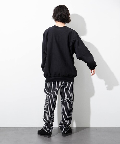 FREAK'S STORE（フリークスストア）の「LIFEWEAR/ライフウェア HEAVY WEIGHT CREW NECK SWEAT/ヘビーウェイト クルーネック スウェット（スウェット・メンズ・アッシュグレー/ブラック・MEDIUM/LARGE/X-LARGE/XX-LARGE/XXX-LARGE）」の18枚目の写真
