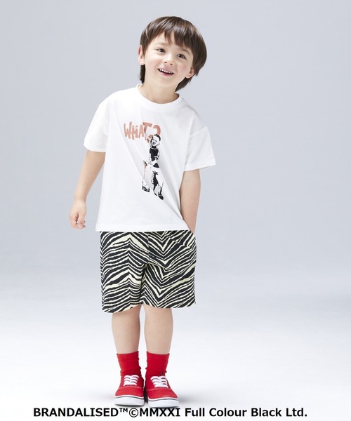 BRANDALISED（ブランダライズド）の「【BRANDALISED×MARKEY’S】 プリントTシャツ／Banksy バンクシー（80～150cm）（Tシャツ/カットソー・キッズ・アイボリー/ブラック/キナリ/チャコール/オフホワイト/ホワイト・80/95/110/120/130/140/90/100/150）」の11枚目の写真