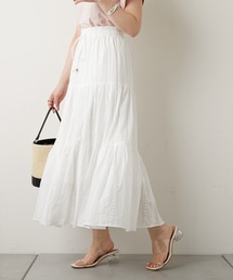 Chico | コットンレースティアードスカート(スカート)