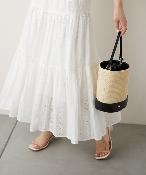 Chico（チコ）の「コットンレースティアードスカート（スカート・レディース・ホワイト/パープル/ピンク/ブラック・FREE）」の11枚目の写真