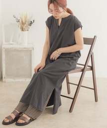 ITEMS URBANRESEARCH | キーネックカットワンピース(ワンピース)