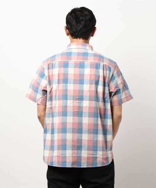★DRAW FIT★ コットン 半袖 チャンブレー シャツ コンフォート・ストレッチ・シャンブレー・シャツ