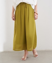 YECCA VECCA | ・シルキータックワイドパンツ(その他パンツ)