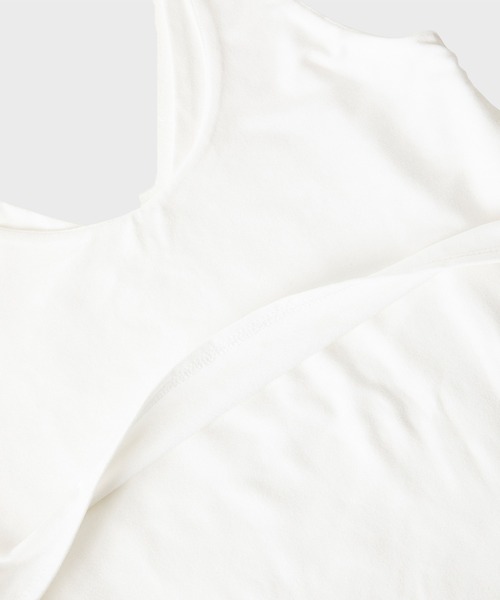 STUNNING LURE（スタニングルアー）の「インナー2wayタンク（タンクトップ・レディース・ホワイト/ブラック・SMALL/MEDIUM）」の4枚目の写真