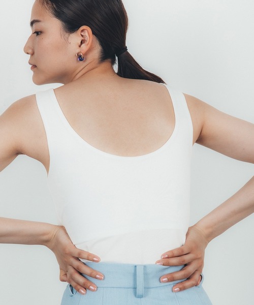 STUNNING LURE（スタニングルアー）の「インナー2wayタンク（タンクトップ・レディース・ホワイト/ブラック・SMALL/MEDIUM）」の9枚目の写真