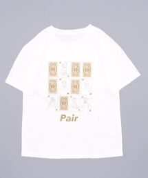 Anuenue（アヌエヌエ）の「手書き風プリントTシャツ（Tシャツ/カットソー）」