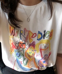 Anuenue | 手書き風プリントTシャツ(Tシャツ/カットソー)
