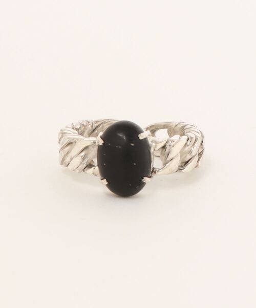 Editors Draw（エディターズドロー）の「SV925 チェーンリング【 Jaysmee/リアジェイズミー 】（リング・メンズ・ブラック/ダークブラウン/ブラウン/ターコイズブルー・#19）」の7枚目の写真