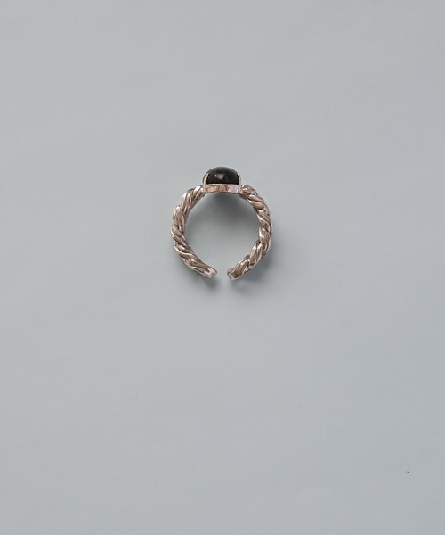 Editors Draw（エディターズドロー）の「SV925 チェーンリング【 Jaysmee/リアジェイズミー 】（リング・メンズ・ブラック/ダークブラウン/ブラウン/ターコイズブルー・#19）」の9枚目の写真