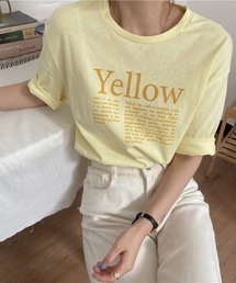 カラープリントTシャツ