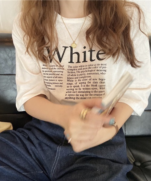 MANGROVE(マングローブ)の「カラープリントTシャツ(Tシャツ/カットソー・レディース・ホワイト/イエロー/グリーン・FREE)」の17枚目の写真