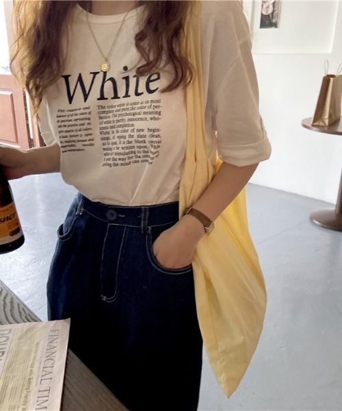 MANGROVE(マングローブ)の「カラープリントTシャツ(Tシャツ/カットソー・レディース・ホワイト/イエロー/グリーン・FREE)」の20枚目の写真