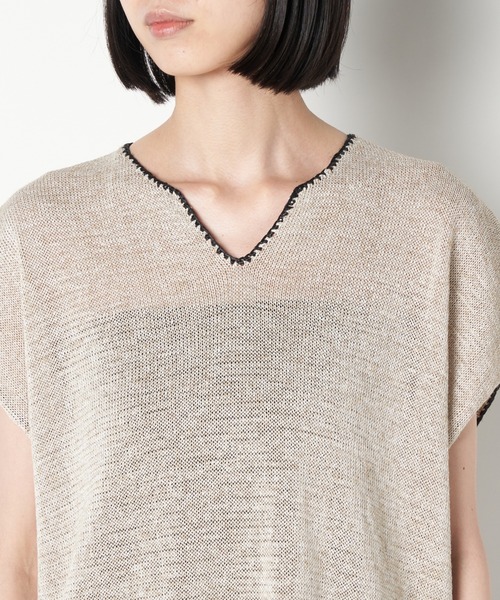 ライチ（ライチ）の「vingtrois/986-97065（ニット/セーター・レディース・ベージュ・FREE）」の9枚目の写真