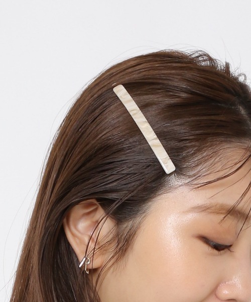 Me%(ミィパーセント)の「アセチロングピン(ヘアピン・レディース・ブラック/ダークブラウン/アイボリー/グリーン/ブラウン/オレンジ・FREE)」の2枚目の写真