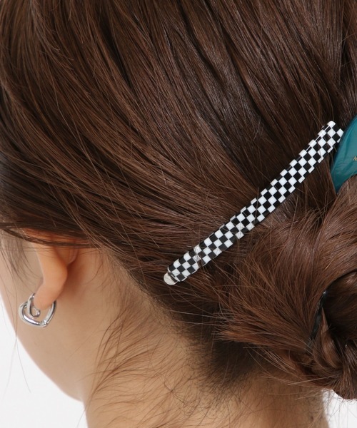 Me%(ミィパーセント)の「アセチロングピン(ヘアピン・レディース・ブラック/ダークブラウン/アイボリー/グリーン/ブラウン/オレンジ・FREE)」の3枚目の写真