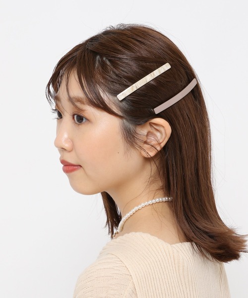 Me%(ミィパーセント)の「アセチロングピン(ヘアピン・レディース・ブラック/ダークブラウン/アイボリー/グリーン/ブラウン/オレンジ・FREE)」の22枚目の写真