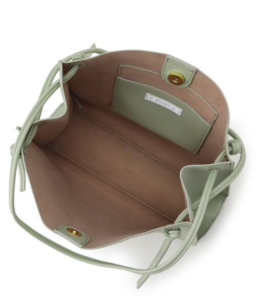 DRESKIP（ドレスキップ）の「◆ノットハンドルスクエアトート（トートバッグ・レディース・アイボリー/グリーン/イエロー・00）」の7枚目の写真