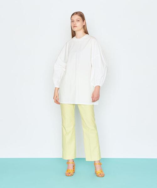AEWEN MATOPH（イウエン マトフ）の「＜AEWEN MATOPH（イウエン マトフ）＞ギャザースリーブ ブラウス（シャツ/ブラウス・レディース・ホワイト/ブラック/イエロー・FREE）」の4枚目の写真