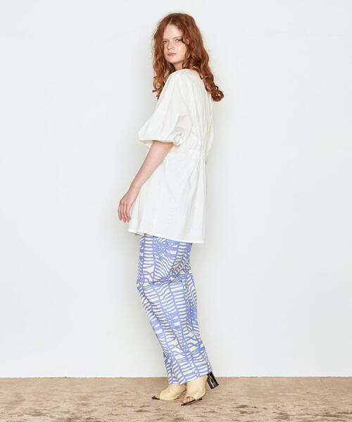 AEWEN MATOPH（イウエン マトフ）の「＜AEWEN MATOPH（イウエン マトフ）＞ギャザースリーブ ブラウス（シャツ/ブラウス・レディース・ホワイト/ブラック/イエロー・FREE）」の12枚目の写真