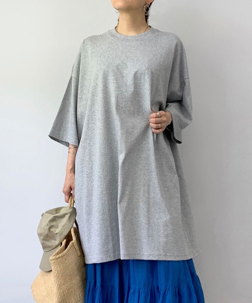 Grand PARK（グランドパーク）の「PRO CLUBヘビーウェイトTシャツ　４XL（Tシャツ/カットソー・レディース・ホワイト/ライトグレー/ブラウン/オリーブ/マスタード・FREE）」の3枚目の写真