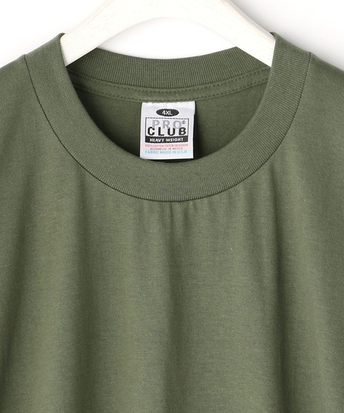 Grand PARK（グランドパーク）の「PRO CLUBヘビーウェイトTシャツ　４XL（Tシャツ/カットソー・レディース・ホワイト/ライトグレー/ブラウン/オリーブ/マスタード・FREE）」の7枚目の写真