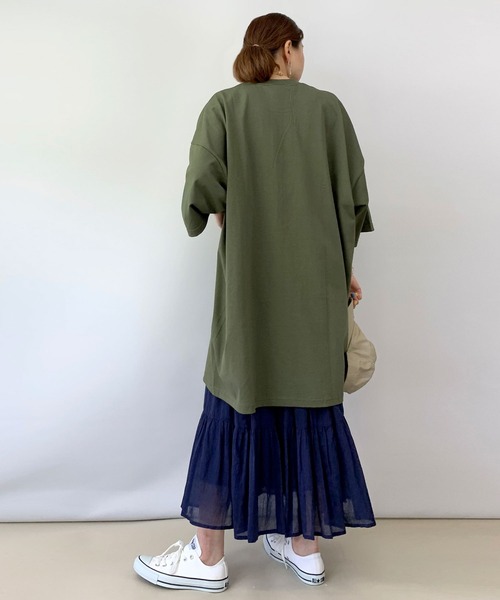 Grand PARK（グランドパーク）の「PRO CLUBヘビーウェイトTシャツ　４XL（Tシャツ/カットソー・レディース・ホワイト/ライトグレー/ブラウン/オリーブ/マスタード・FREE）」の21枚目の写真