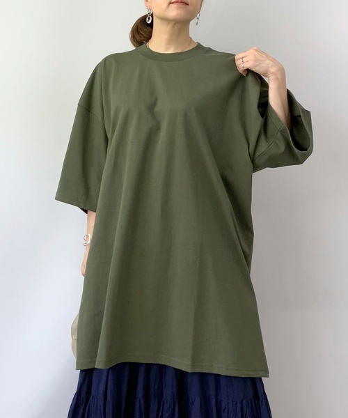 Grand PARK（グランドパーク）の「PRO CLUBヘビーウェイトTシャツ　４XL（Tシャツ/カットソー・レディース・ホワイト/ライトグレー/ブラウン/オリーブ/マスタード・FREE）」の20枚目の写真