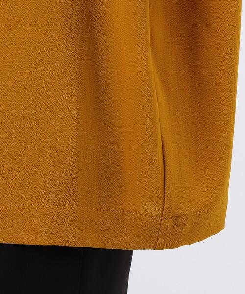 tk.TAKEO KIKUCHI（ティーケータケオキクチ）の「◆シアービッグシャツ（ユニセックスアイテム）（シャツ/ブラウス・メンズ・ブルー/マスタード/パープル系4・01/02/03）」の7枚目の写真