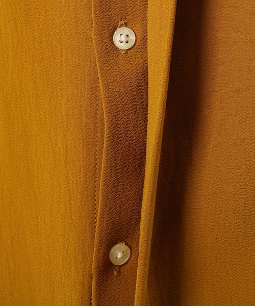 tk.TAKEO KIKUCHI（ティーケータケオキクチ）の「◆シアービッグシャツ（ユニセックスアイテム）（シャツ/ブラウス・メンズ・ブルー/マスタード/パープル系4・01/02/03）」の9枚目の写真