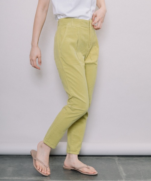 miniyu(ミニュウ)の「【NIMES】コーデュロイ・テーパードカラーパンツ(その他パンツ・レディース・グリーン・0)」の7枚目の写真