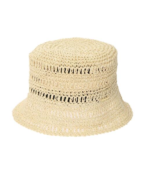 AMERICAN HOLIC（アメリカンホリック）の「ペーパー細編みハット（ニットキャップ/ビーニー・レディース・ブラウン/ナチュラル・FREE）」の10枚目の写真