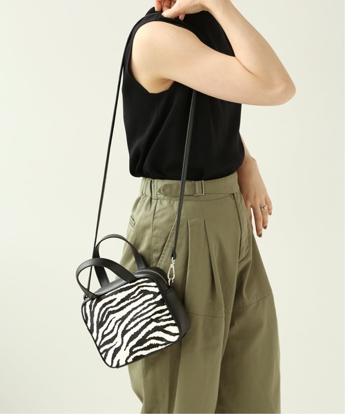 Simplicite（サンプリシテ）の「ハラコBAG◆（ショルダーバッグ・レディース・ブラック/ベージュ/ブラウン・FREE）」の4枚目の写真