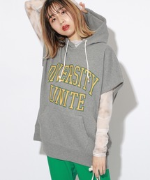 PBLIM | 【PAGEBOYLIM】カレッジノースリーブスウェット(パーカー)