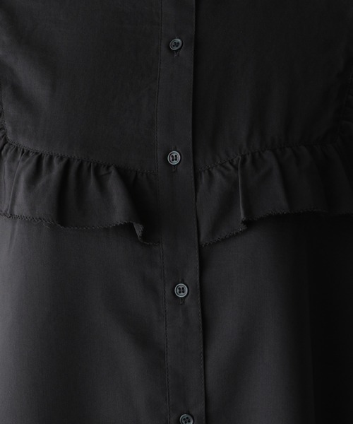 GLOBAL WORK(グローバルワーク)の「フレンチフリルブラウス【MATINEE LINE】/954854(シャツ/ブラウス・レディース・ブラック/オフホワイト/グリーン系その他4・MEDIUM/LARGE)」の10枚目の写真