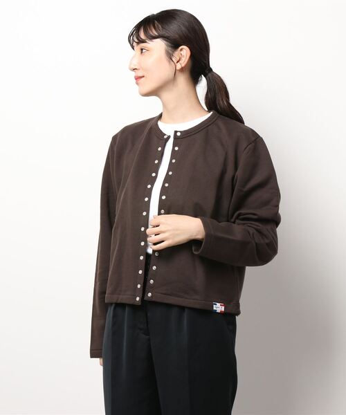【新品】agnes.b M001 CARDIGAN カーディガンプレッション agnes b.（アニエスベー）の「M001 CARDIGAN カーディガンプレッション