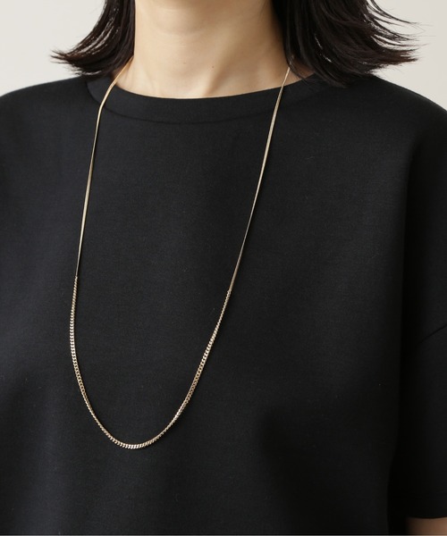 NATURAL BEAUTY BASIC（ナチュラルビューティーベーシック）の「ミックスチェーンミニマムネックレス（ネックレス・レディース・シルバー/ゴールド・ﾌﾘ-）」の8枚目の写真