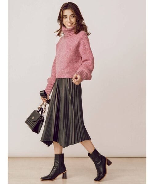 EVRIS（エヴリス）の「バイカラーデザインショートブーツ（ブーツ・レディース・ブラック/ブラウン・SMALL/MEDIUM/LARGE）」の13枚目の写真