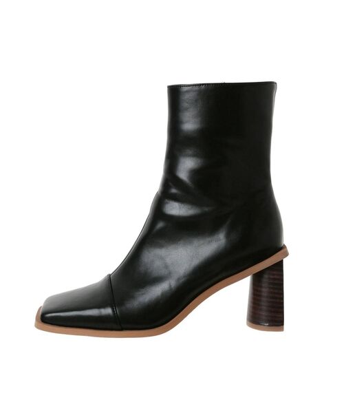 EVRIS（エヴリス）の「バイカラーデザインショートブーツ（ブーツ・レディース・ブラック/ブラウン・SMALL/MEDIUM/LARGE）」の22枚目の写真