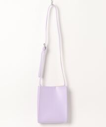 SPINNS | フェイクレザー スクエアデザインミニショルダーバッグ(ショルダーバッグ)