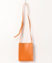 SPINNS | フェイクレザー スクエアデザインミニショルダーバッグ(ショルダーバッグ)