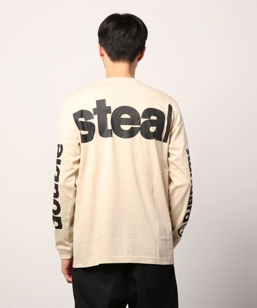 DOUBLE STEAL(ダブルスティール)の「3 Back Print Tee(Tシャツ/カットソー・メンズ・ベージュ/ブラック/ホワイト/グレー・X-LARGE/LARGE/MEDIUM)」の6枚目の写真