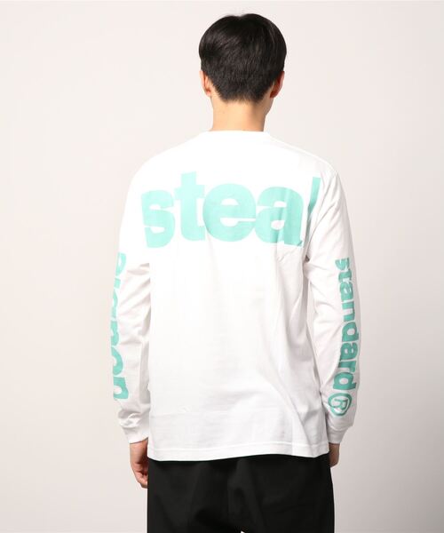 DOUBLE STEAL(ダブルスティール)の「3 Back Print Tee(Tシャツ/カットソー・メンズ・ベージュ/ブラック/ホワイト/グレー・X-LARGE/LARGE/MEDIUM)」の8枚目の写真
