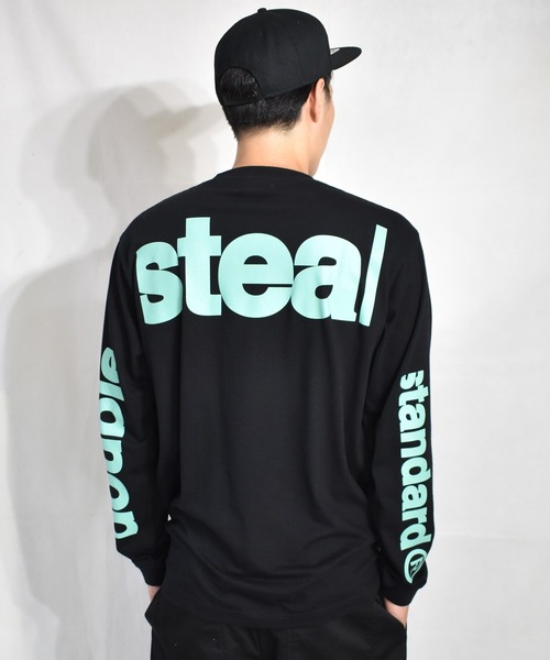 DOUBLE STEAL(ダブルスティール)の「3 Back Print Tee(Tシャツ/カットソー・メンズ・ベージュ/ブラック/ホワイト/グレー・X-LARGE/LARGE/MEDIUM)」の3枚目の写真